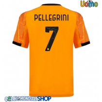 Maglie da calcio AS Roma Lorenzo Pellegrini #7 Seconda Maglia 2025-26 Manica Corta